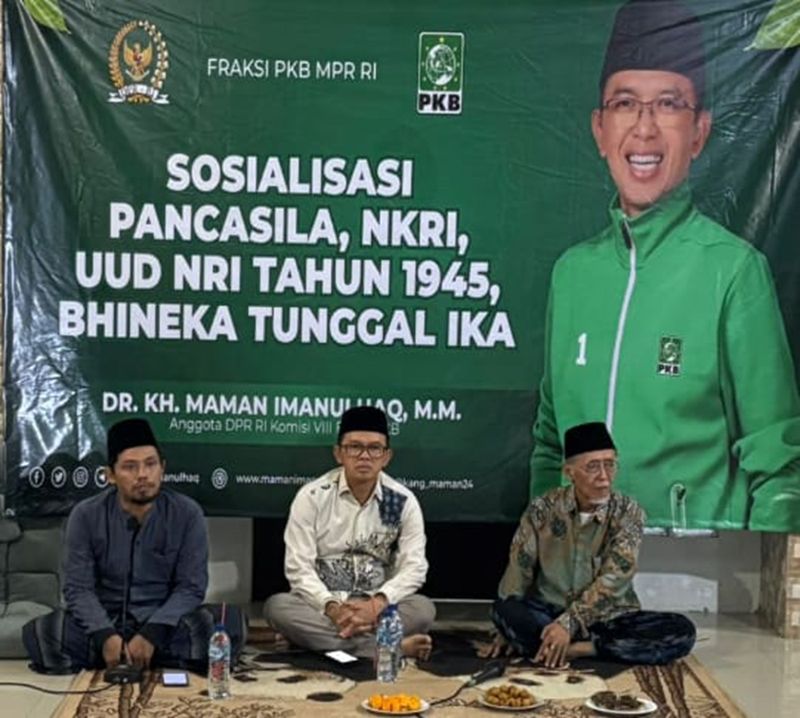KH. Maman Imanulhaq Tekankan Penguatan Empat Pilar Kebangsaan di Pamanukan Subang